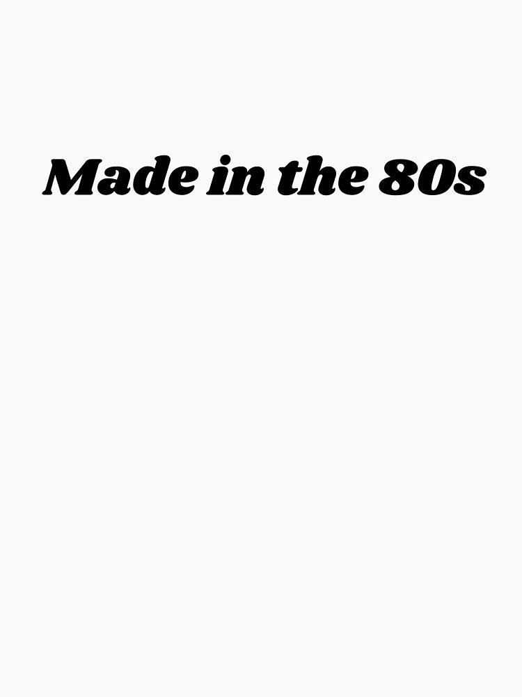 Made in the 80s by DT creations