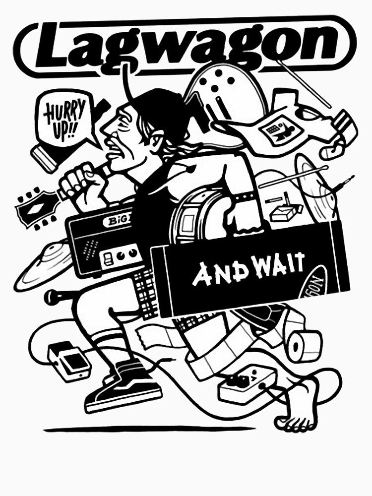 Lagwagon Punk Band Hurry Up And Wait by kwamelevi