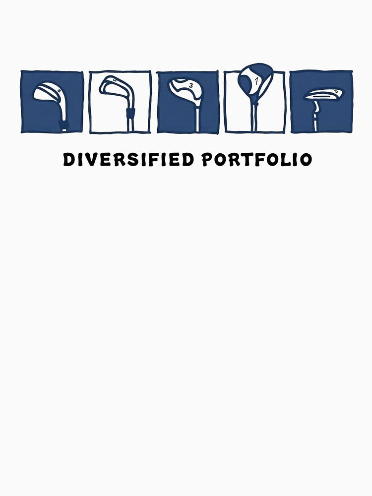 Diversified Portfolio - Minimalist Golf Clubs Design by QuietTeeClub