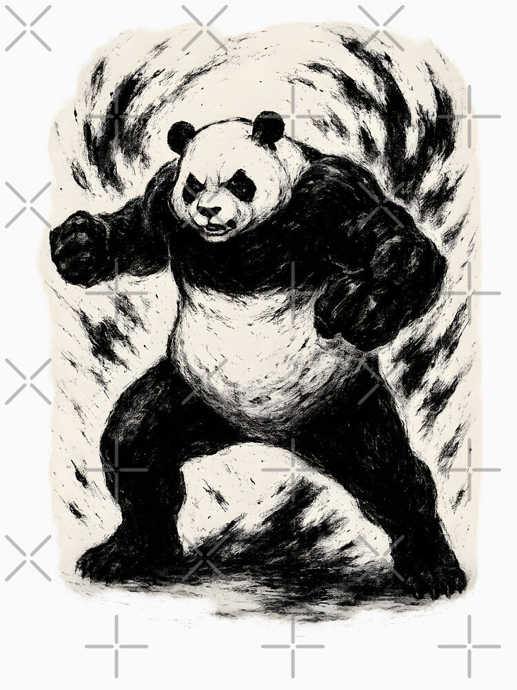 Panda – Powerful Ink Beast Sorcerer Illustration by AnimeShin