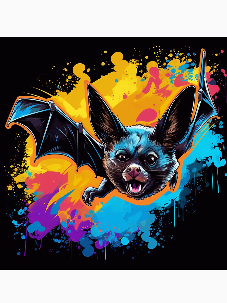 Bat Pop Art 1 by AstroRisq