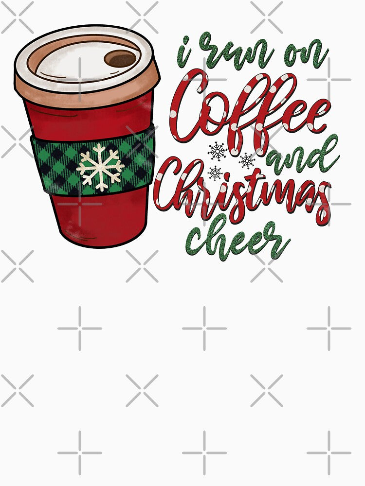 I run for Coffee and Christmas Cheers by TRIPPYPRINTS