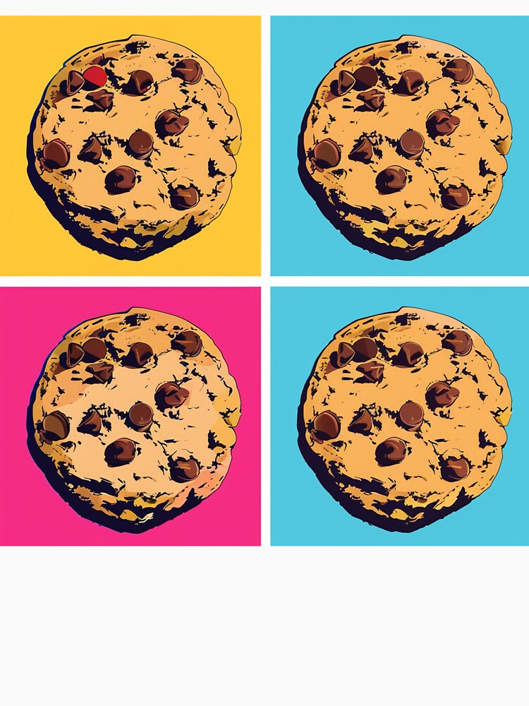 Chocolate Chip Cookies Pop Art 11 by AstroRisq