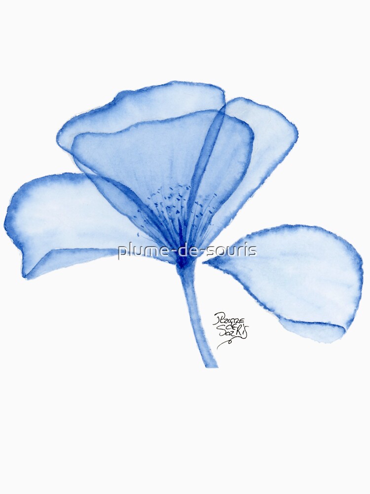 Flax flower by plume-de-souris
