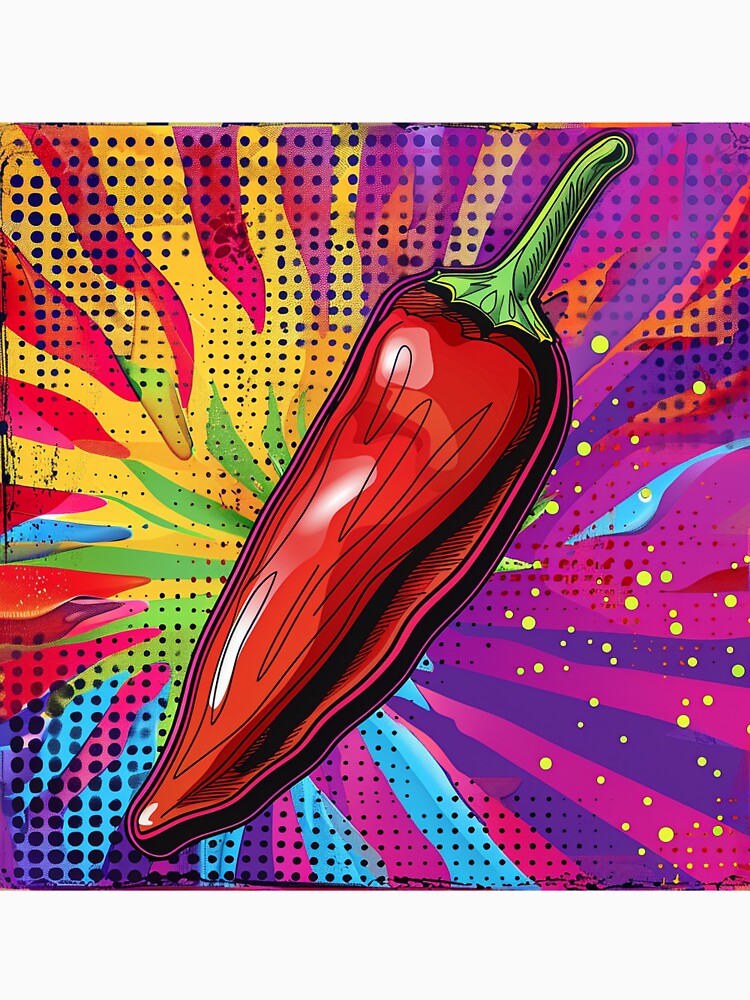 Chilli Pop Art 5 by AstroRisq