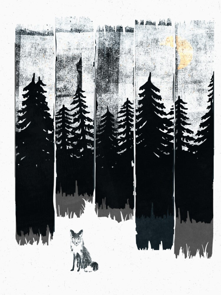A Fox in the Wild Night by Kinalan