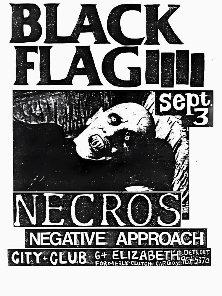 Black Flags - Flyer Flyer by CMTomlinArt