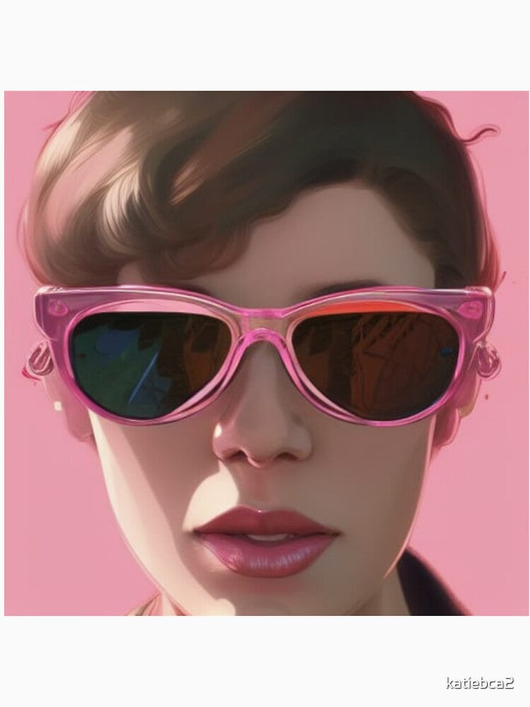 Portrait of Woman with Pink Sunglasses by katiebca2