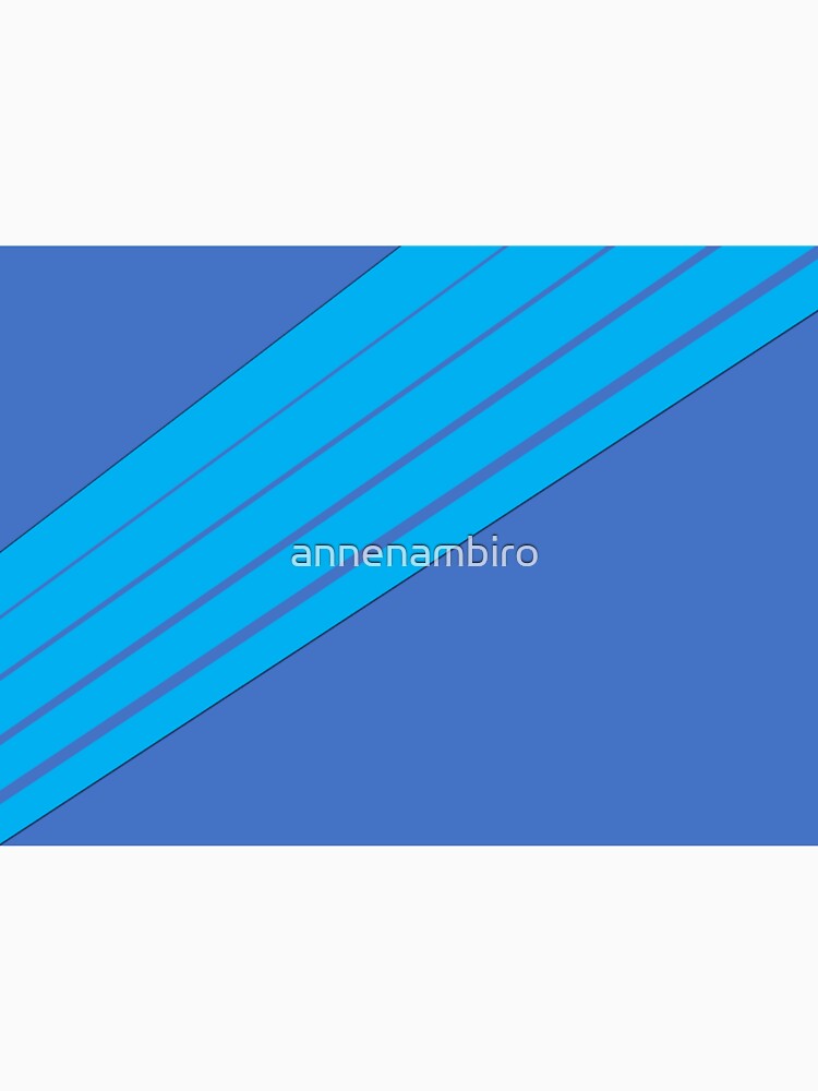 Blue stripes diminishing by annenambiro