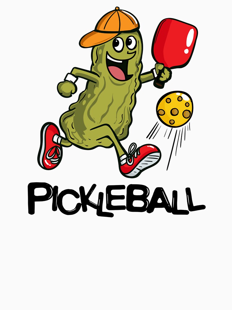 Funny Pickle Playing Pickleball by thecraftsylife