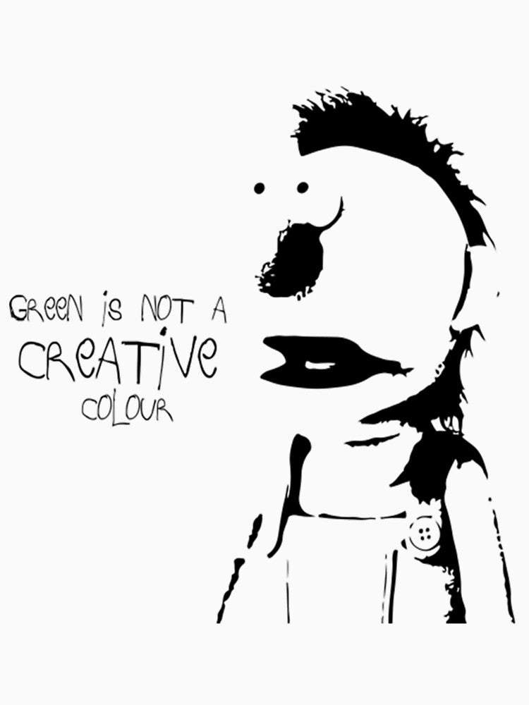 Don't Hug Me I'm Scared - Green by BlancheStitches