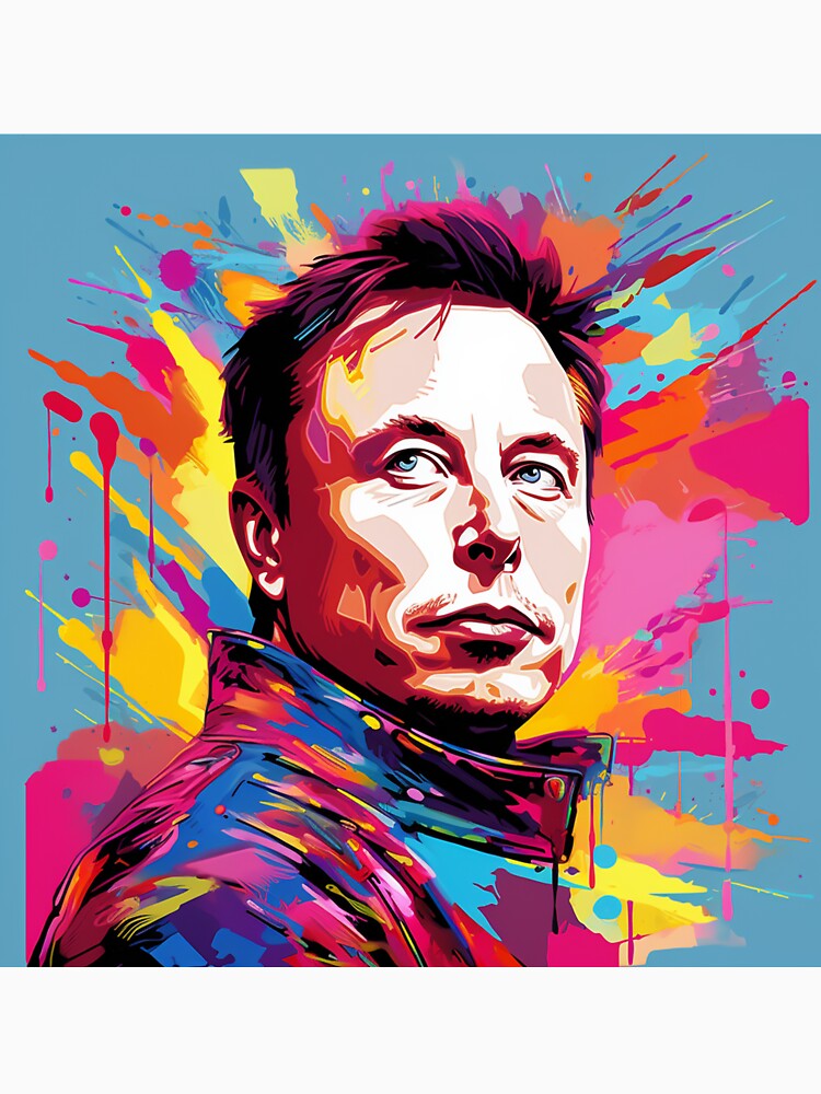 Musk Pop Art 4 by AstroRisq
