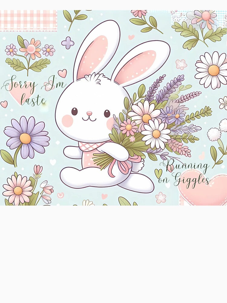 Kawaii Spring Floral Sublimation Design by Nexloft