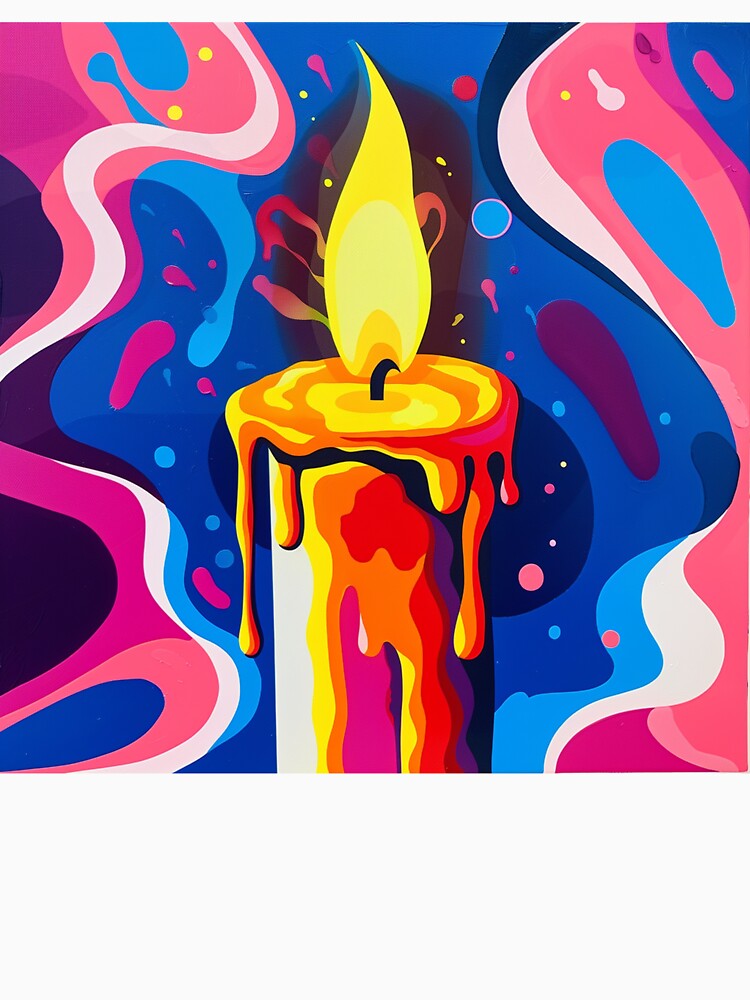 Candle Pop Art 16 by AstroRisq