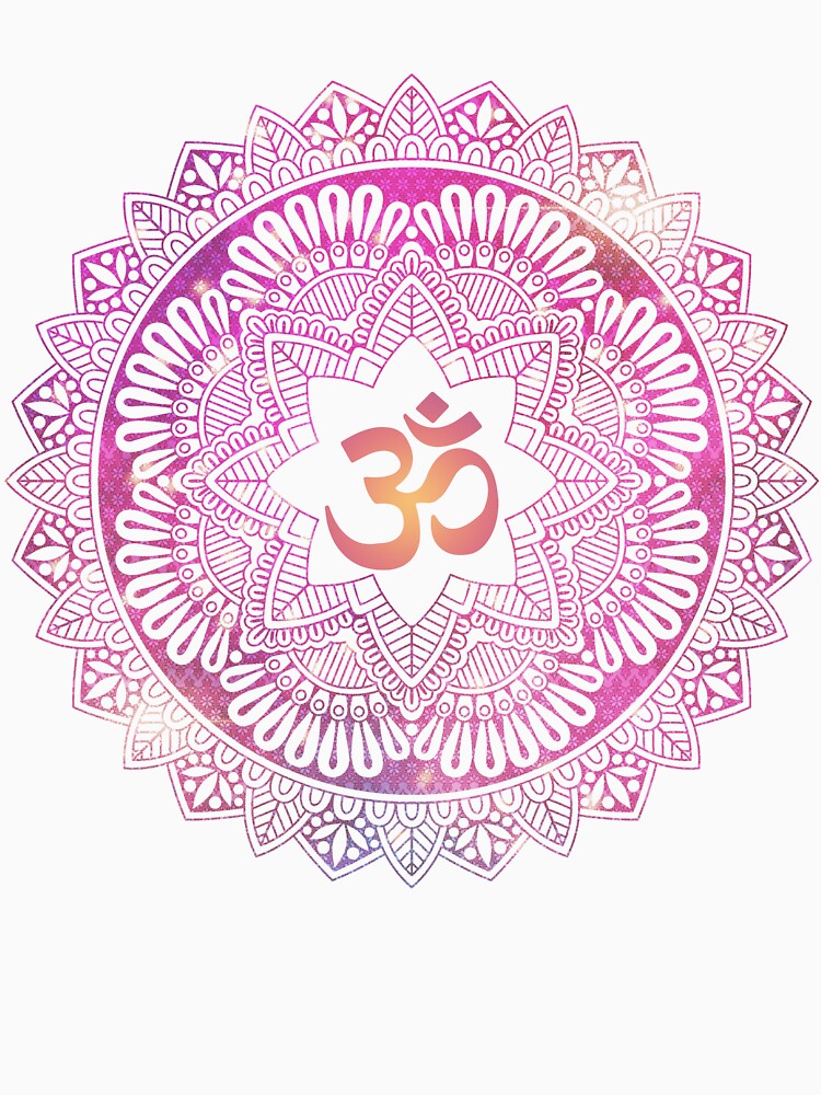 Mandala Om Pink 001 by vallass