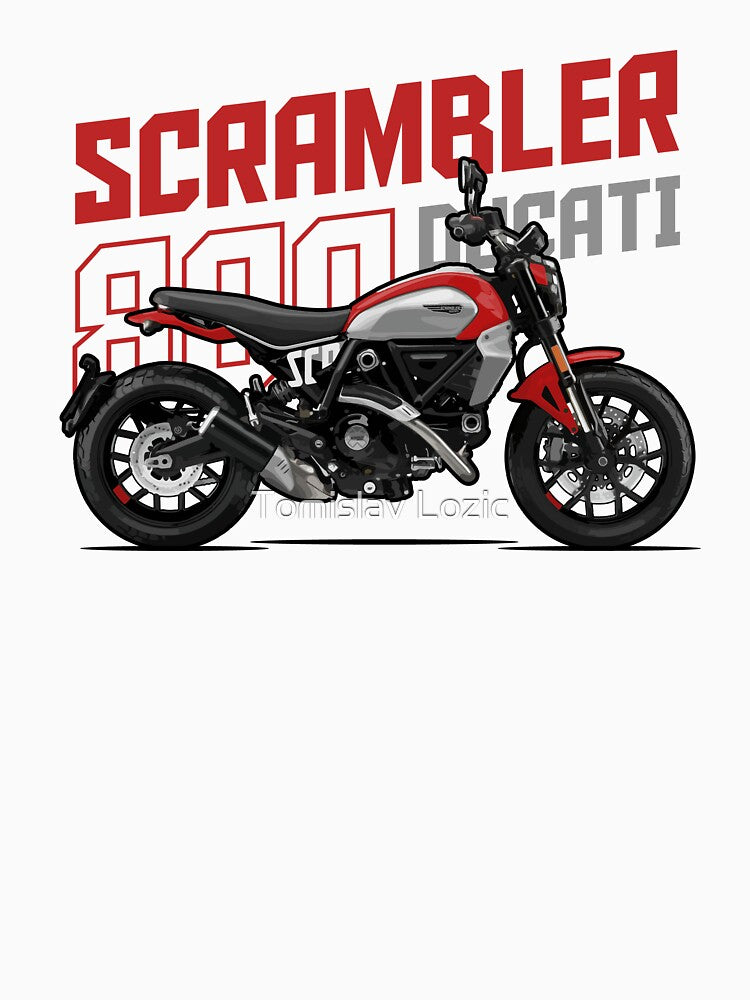 Ducati Scrambler 800 Icon - Red by Tomislav Lozić