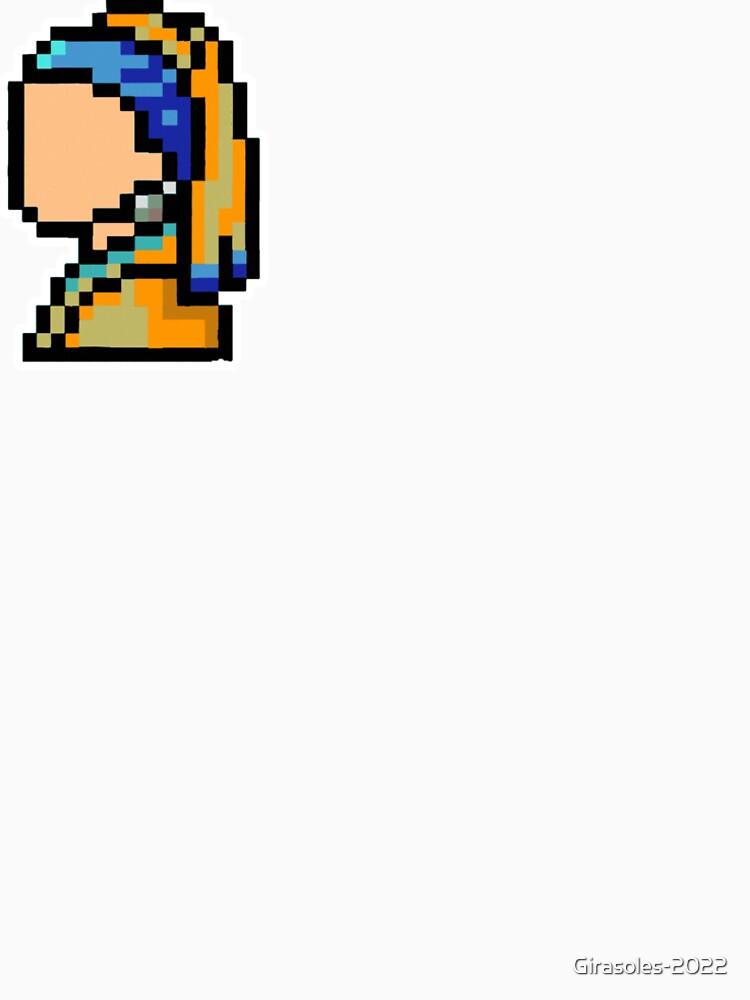 Lady with a pearl earring, pixel art by Girasoles-2022