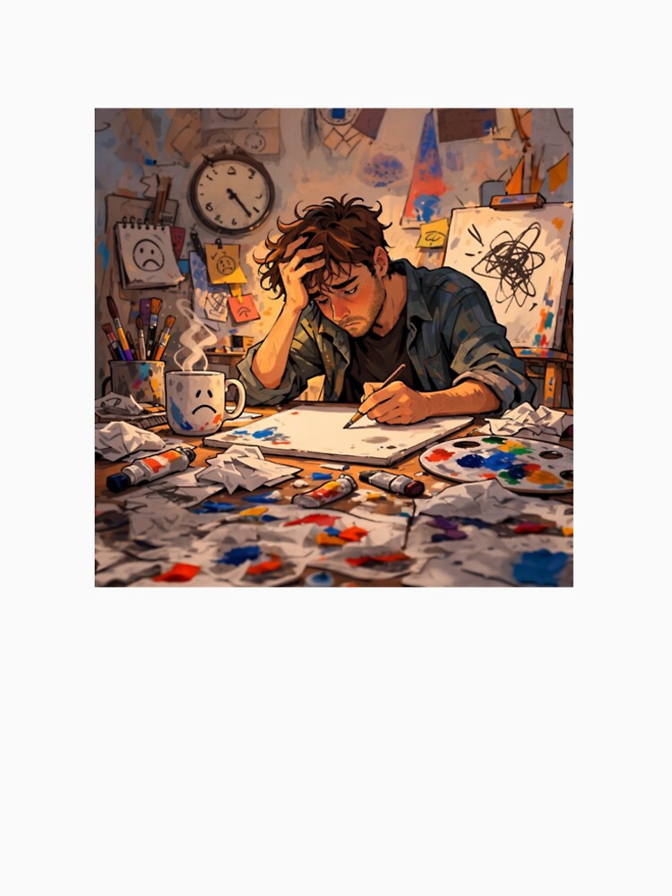 Artist at Work by Imaginative Art by Paula