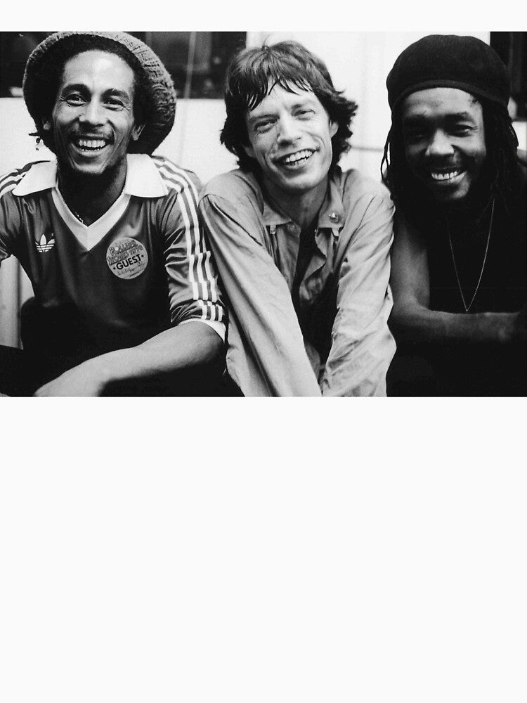 Bob Marley Mick Jagger Peter Tosh by Melvinwilsone