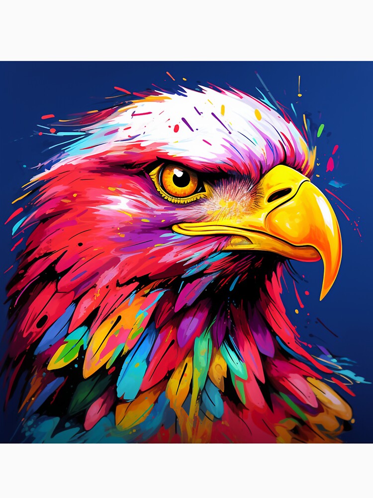 Eagle Pop Art 1 by AstroRisq