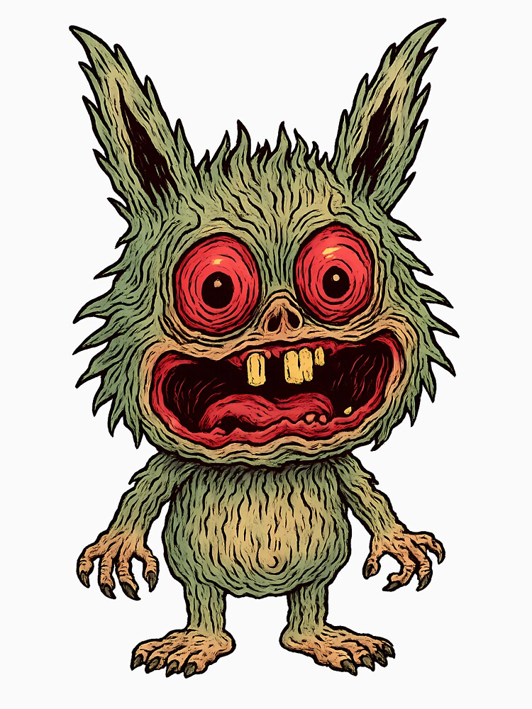 Trippy Melting Monster – Creepy Cute Psychedelic Creature by Th4d1us