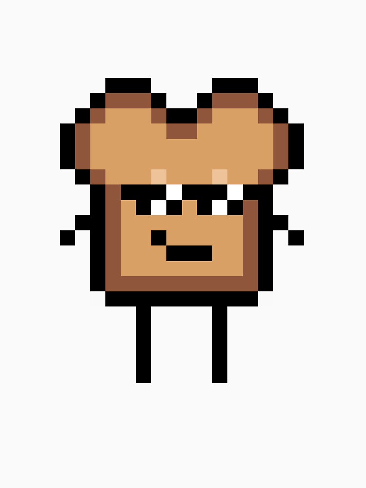 'Bread Cool' Breadbin Pixel Art Character by Breadbin Art