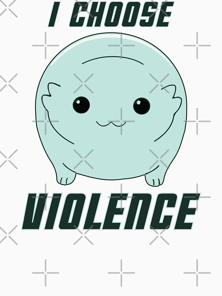 Moopsy Chooses Violence (Dark Text) by GatorDesign