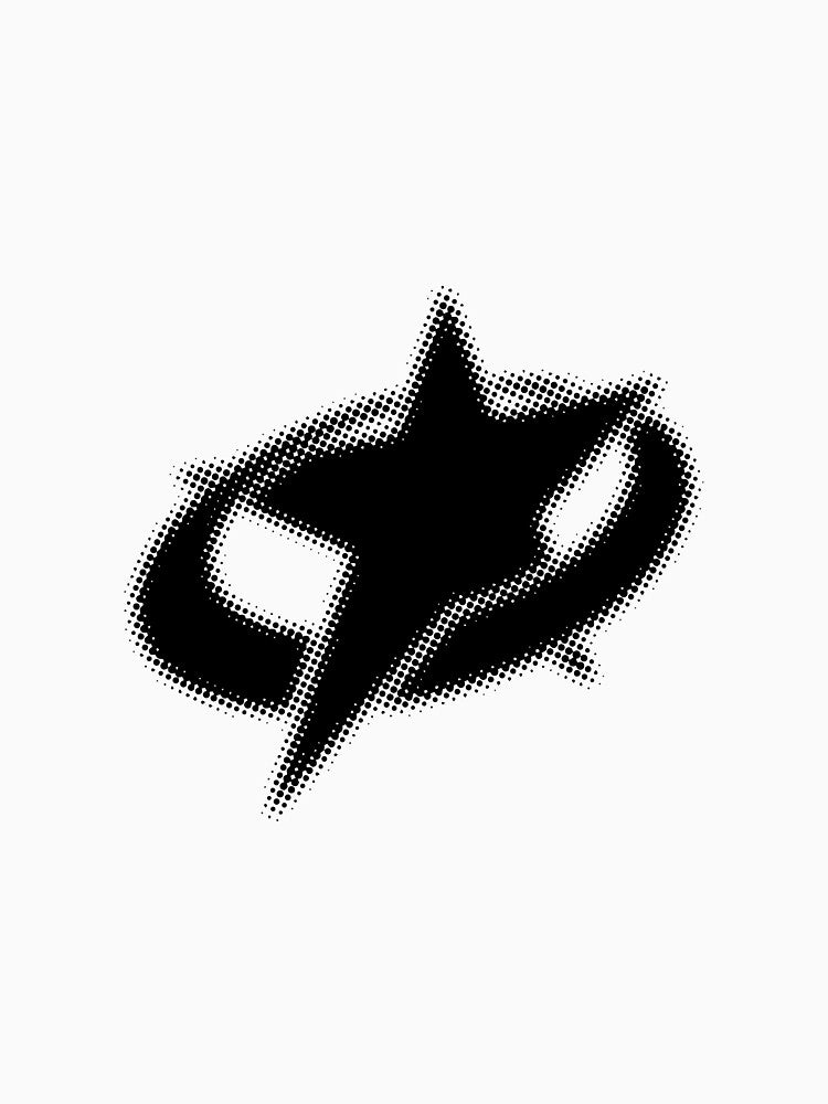 black y2k star by itswallcraft