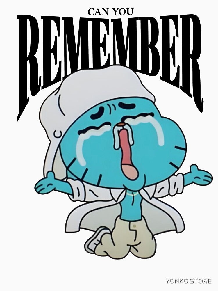gumball - Can You Remember Meme Art by YONKO STORE