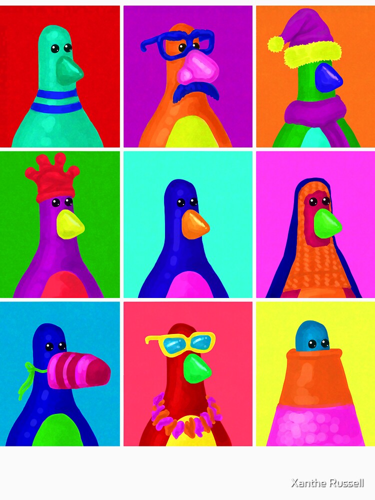 Feathers McGraw but make him Pop Art by XP's Art Page