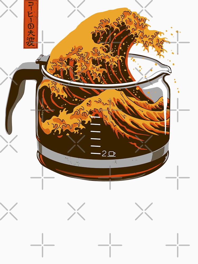 The Great Wave of Caffeine by Elan Harris