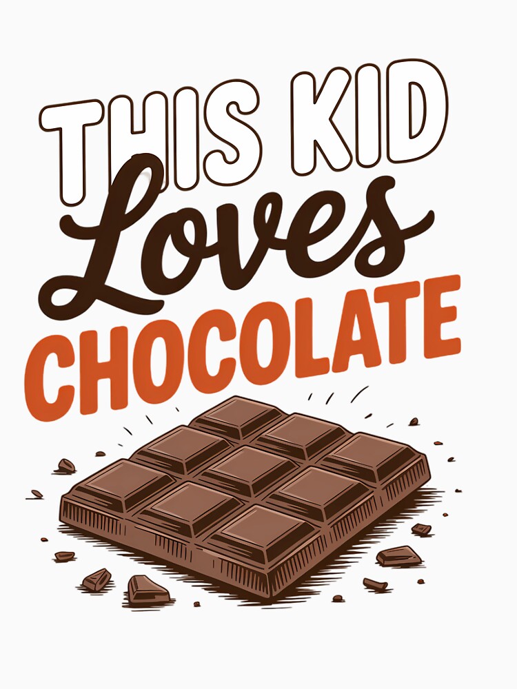 This Kid Loves Chocolate Fun Novelty Kids Food by EllenJast