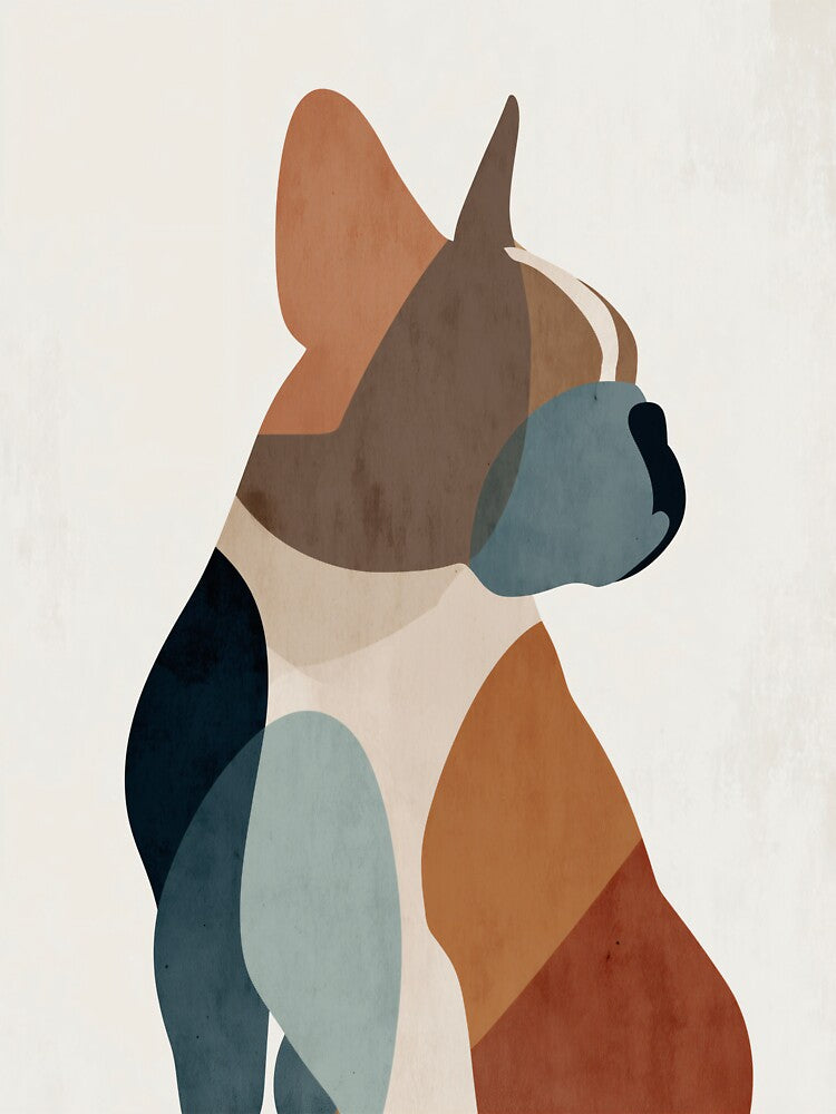 Abstract French Bulldog Profile by lautir