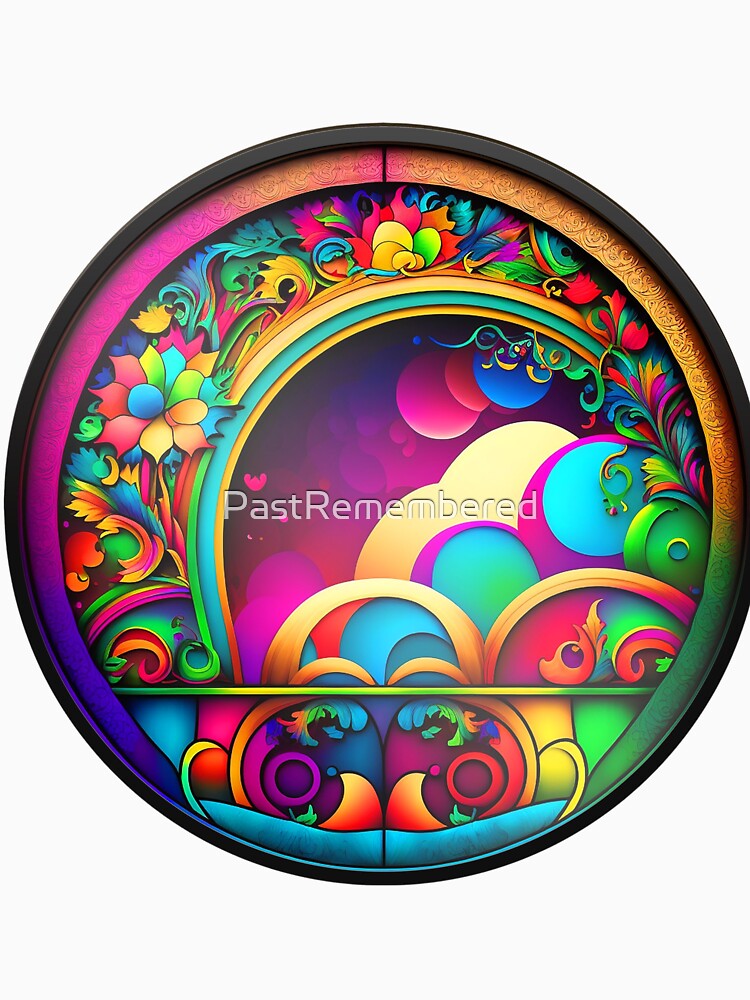 3D Colorful Whimsical Graphic Apparel & Home Decor – Fun, Vibrant Designs for All Ages by Compass and a Camera