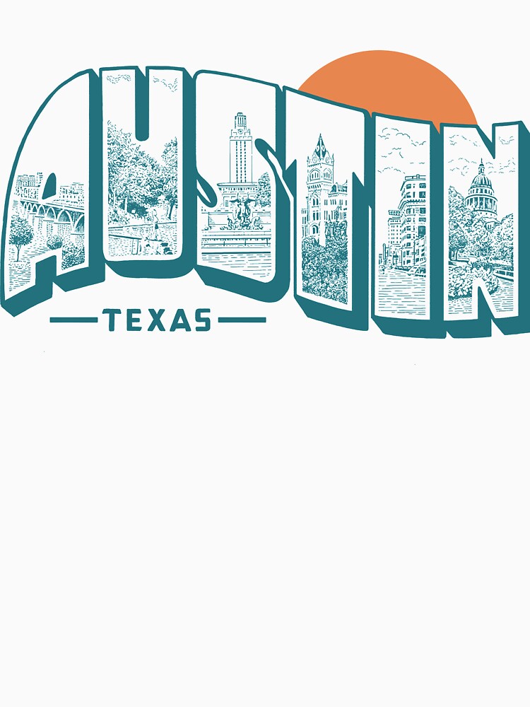 Vintage Austin Texas by lorenklein