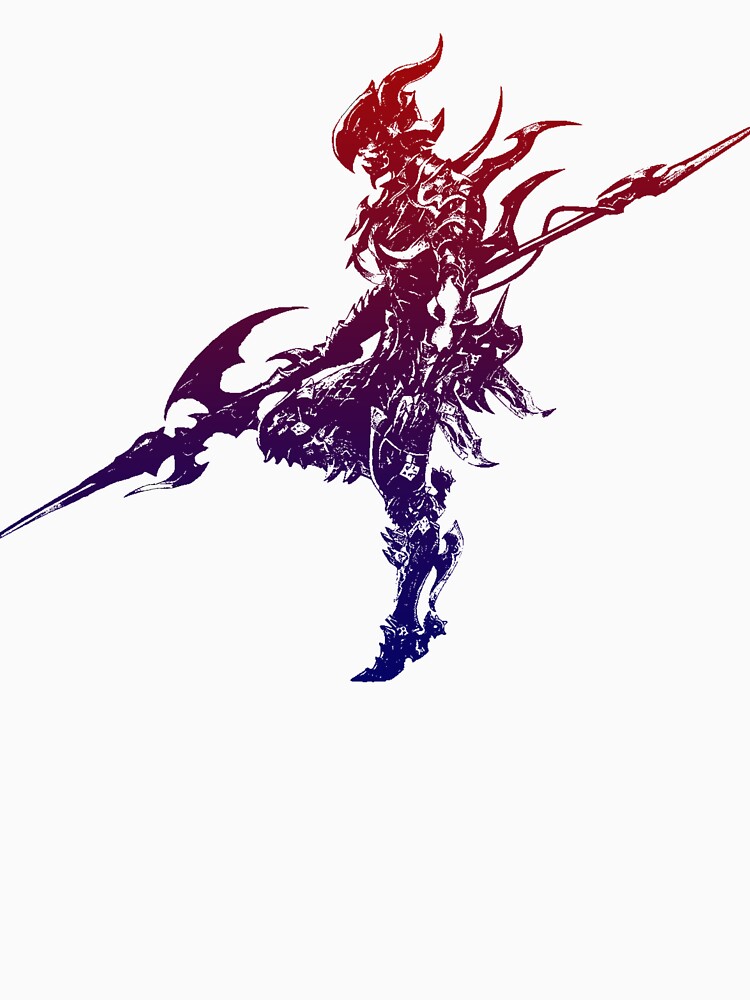 Final Fantasy Main Logo - Kain The Dragoon Silhouette by NEOFO