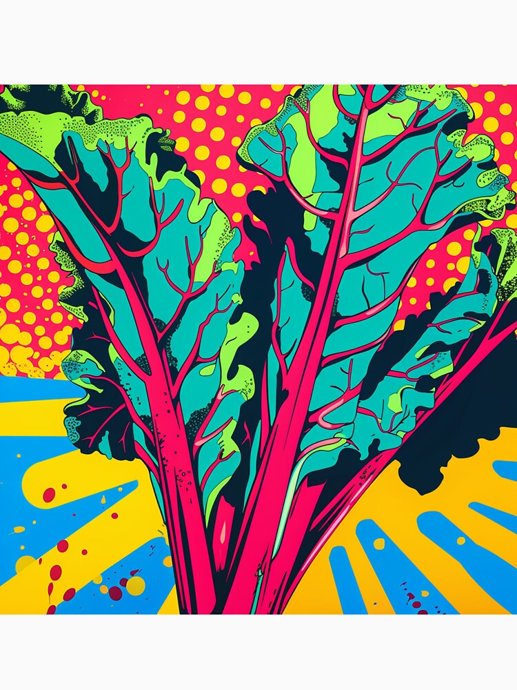 Rhubarb Pop Art 4 by AstroRisq
