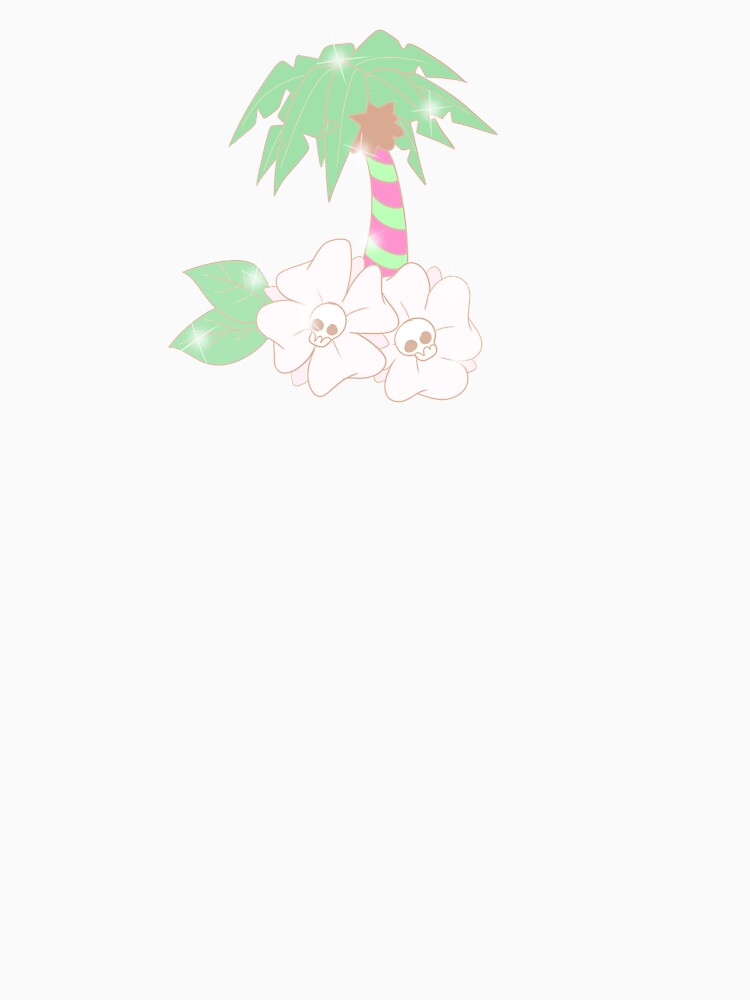 Swirly Palm Trees ? (pink and green) by gross-girl99