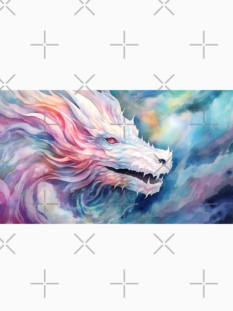 Fantasy Watercolor - Peaceful Dragon by Fantasy Masterpiece