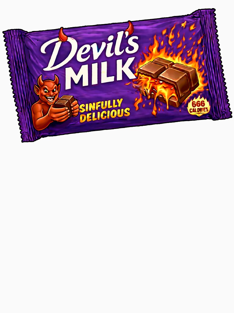 Devil’s Milk – Sinfully Delicious Chocolate Parody Art by FreakOut!