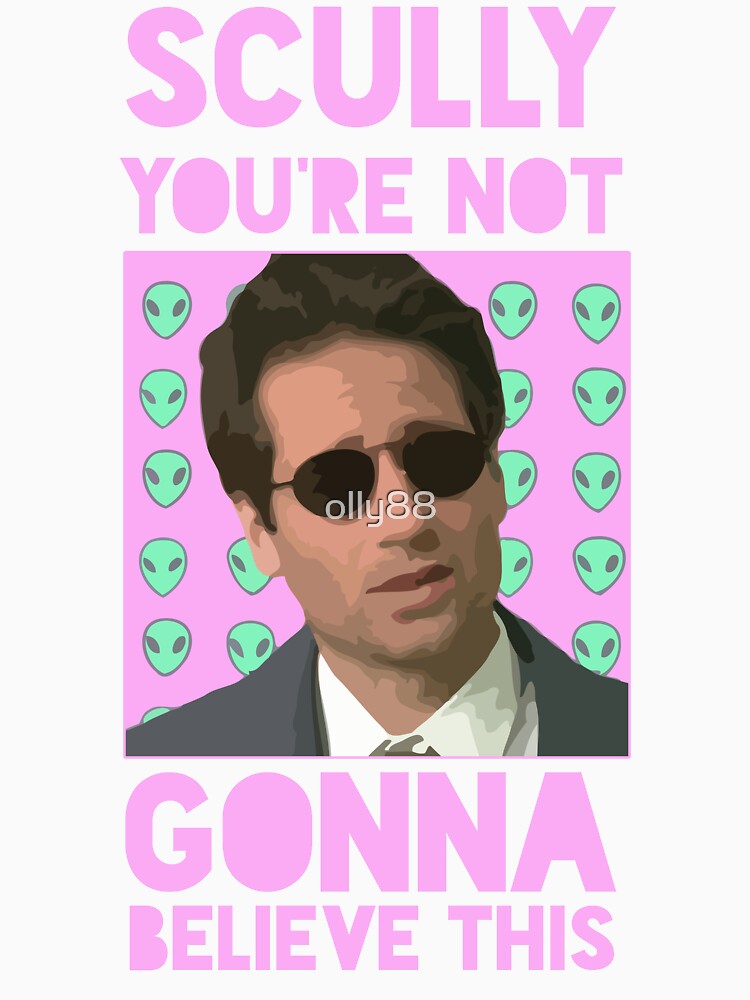Mulder X-Files "Scully you're not gonna believe this" by thisfadingdream