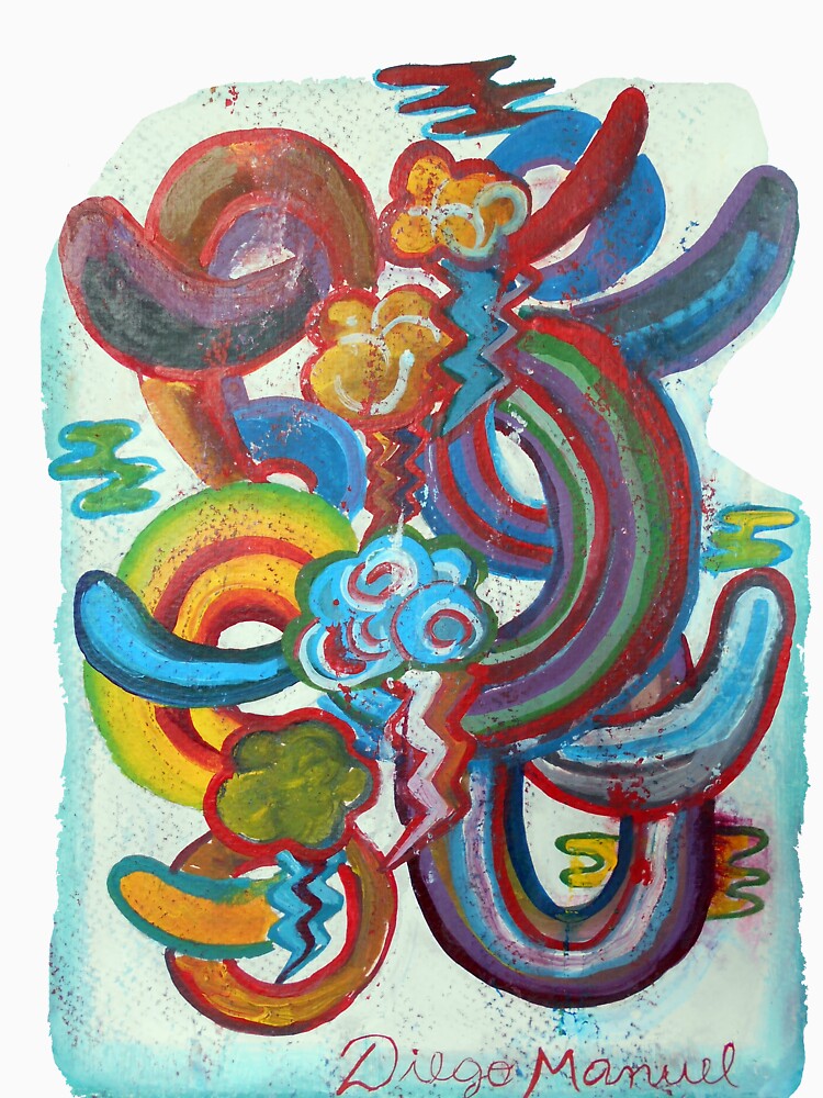 Clouds, rainbows and tongues by Diego Manuel Rodriguez