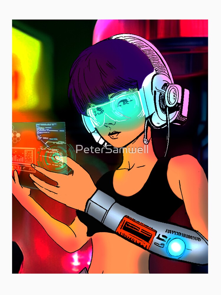 A sci-fi girl by PeterSamwell