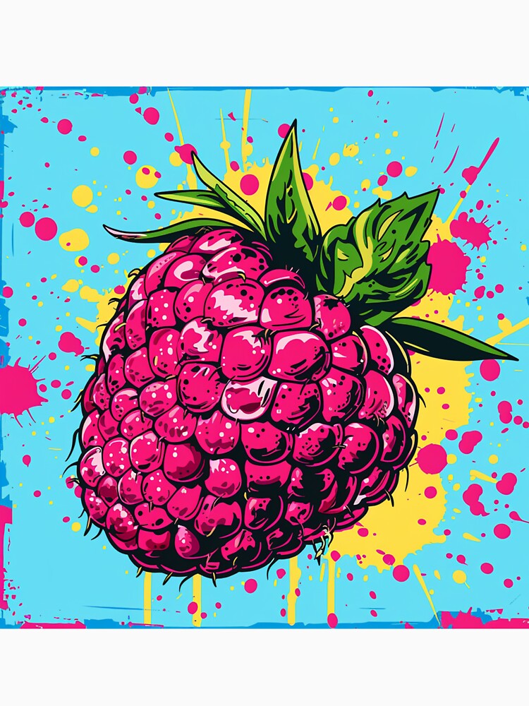 Raspberry Pop Art 4 by AstroRisq