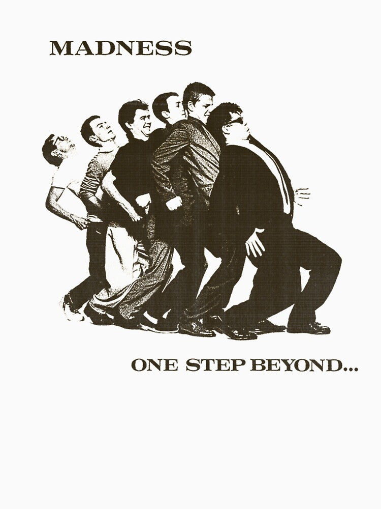 madness ska-pop band classic tshirt design by MericAgaoglur