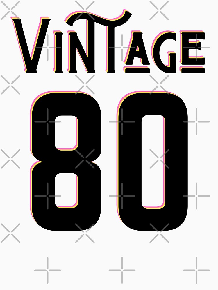 Vintage 80 by 2MdesignStore
