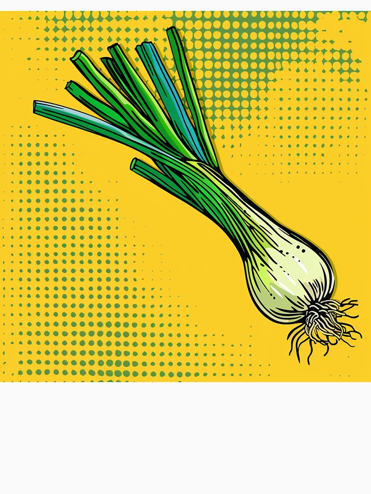 Spring Onion Pop Art 1 by AstroRisq