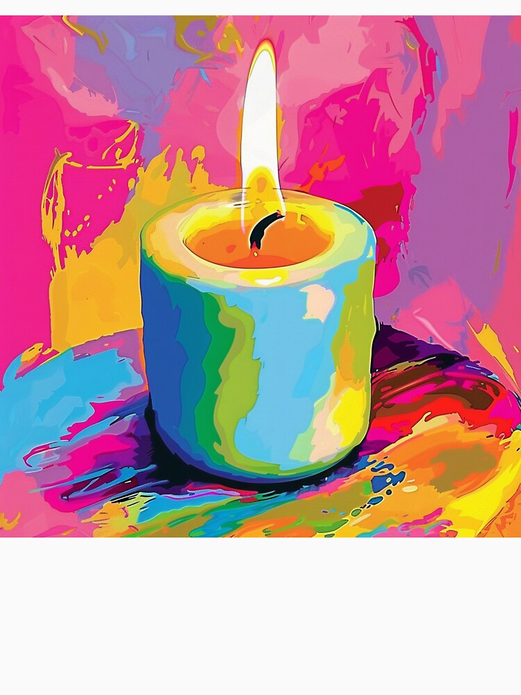 Candle Pop Art 8 by AstroRisq