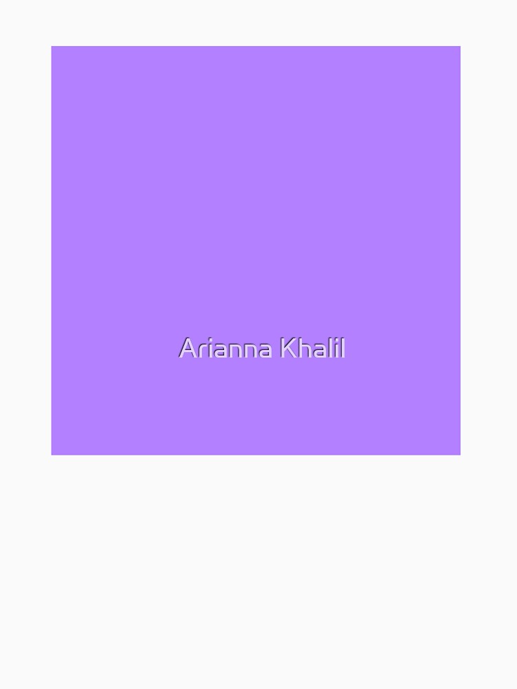 Solid Light Purple by Arianna Khalil