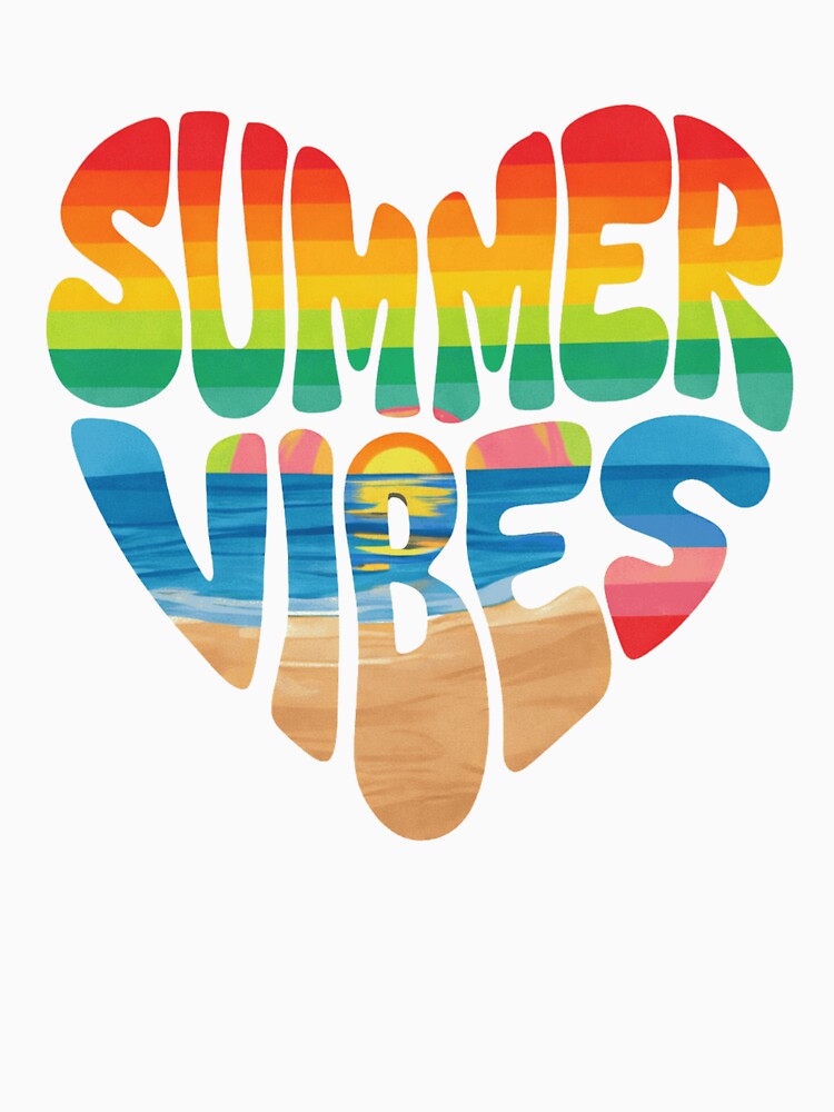Summer Vibes Retro Beach Sunset Graphic PNG by treesdesign